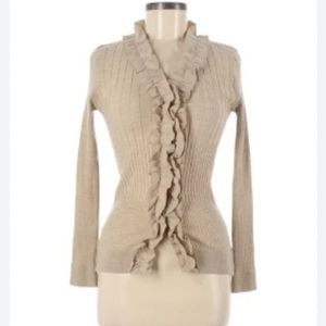 ANNE FONTAINE Ruffled Cardigan